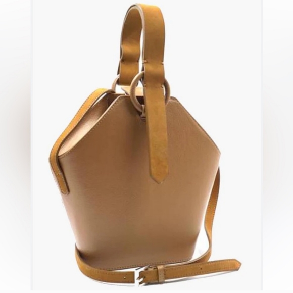 Anthropologie Handbags - ANTHRO' KAANAS Tan Hexagon Bag